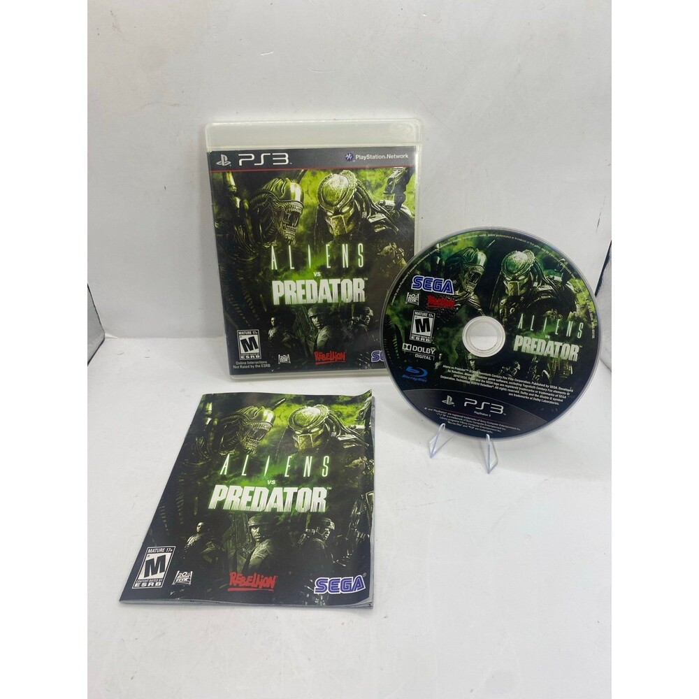 Alien vs. Predator (Sony PlayStation 3 PS3, 2010) Complete CIB